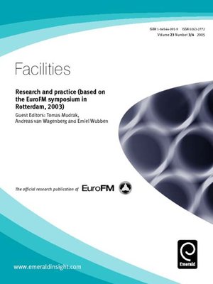 cover image of Facilities, Volume 23, Issue 3 & 4